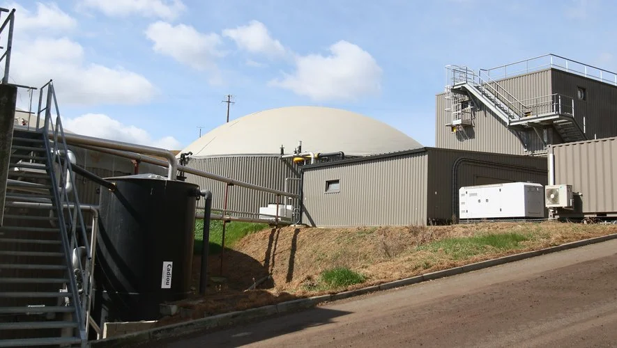 Image de centrale de méthanisation
